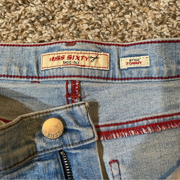 MISS SIXTY Tommy Flare Jeans in Light Wash Size 27 - Picture 4 of 16